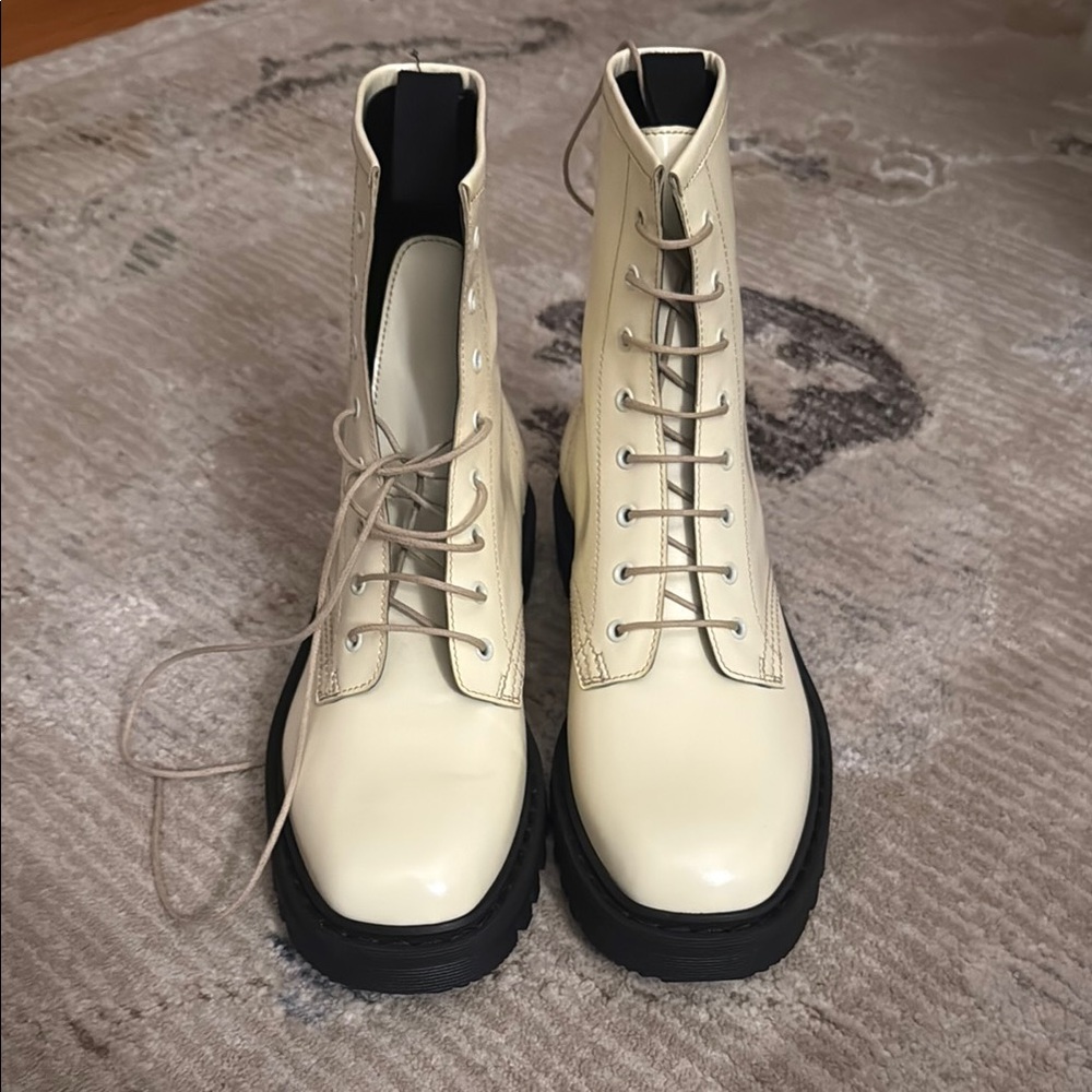 The Row Ranger Leather Combat Boots
